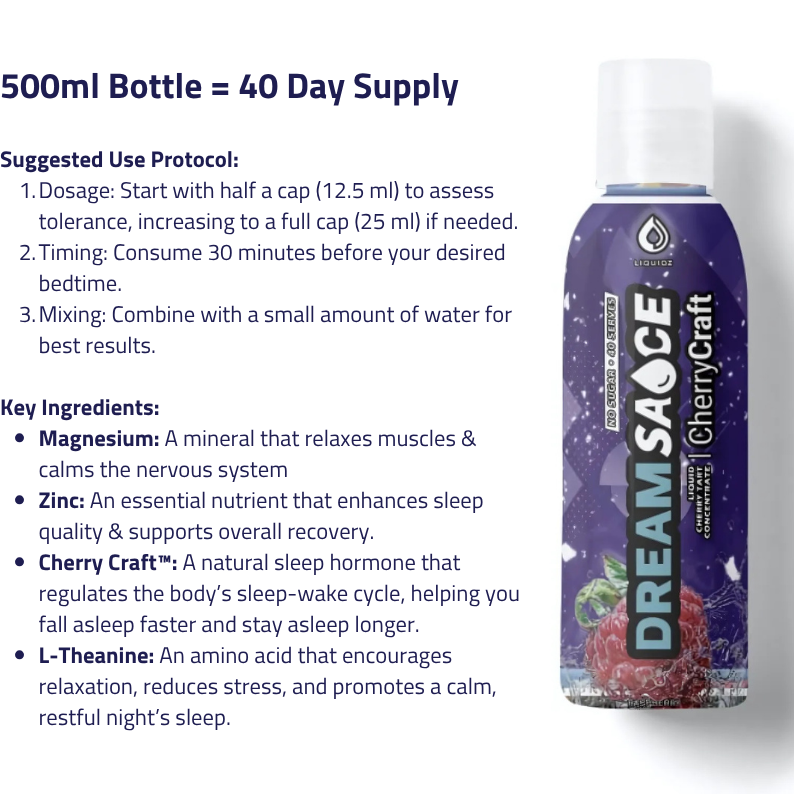 Dream Sauce (500ml Liquid Sleep & Recovery Supplement)