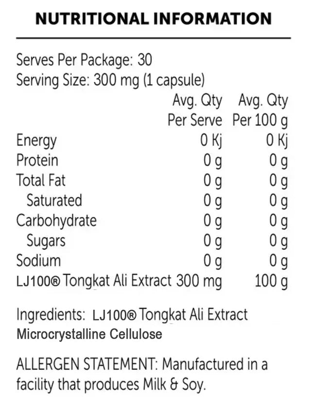 LJ100® Tongkat Ali – Peptide