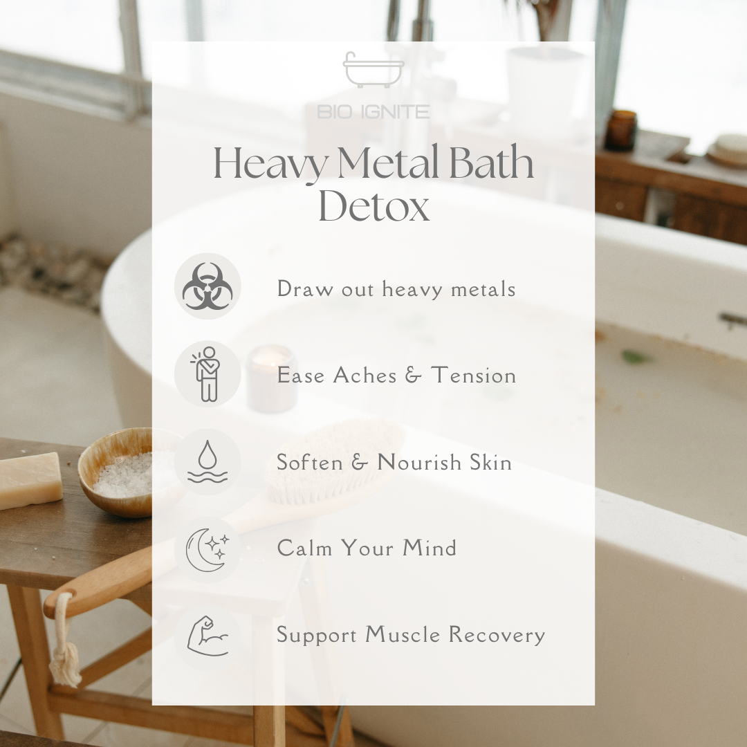 organic detox bath with bentonite clay